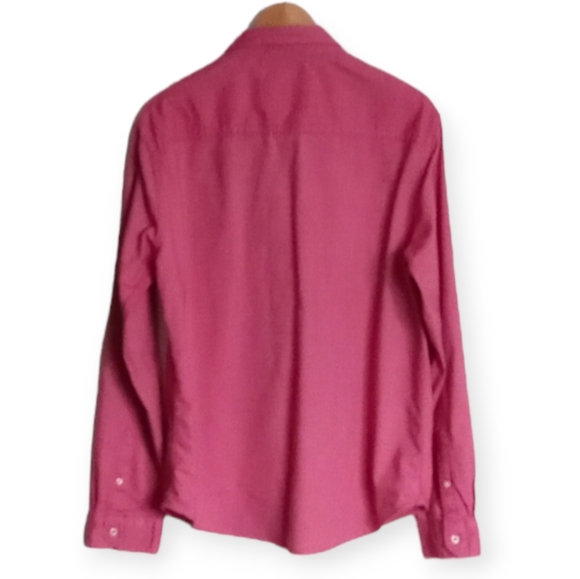 Aeropostale Men's Long Sleeve Button Down. Size M. Color Pink. - Picture 2 of 12